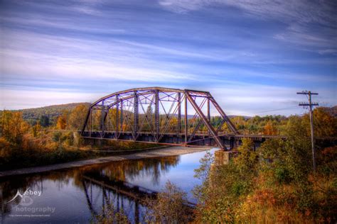 Hdr Autumn Train Bridge By Nebey On Deviantart