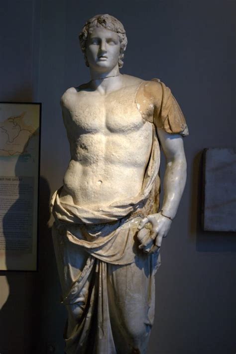 Alexander The Great Bc Marble Statue From Magnesia Ad