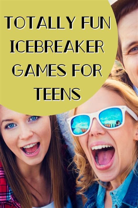 Totally Fun Icebreaker Games For Teens Fun Party Pop