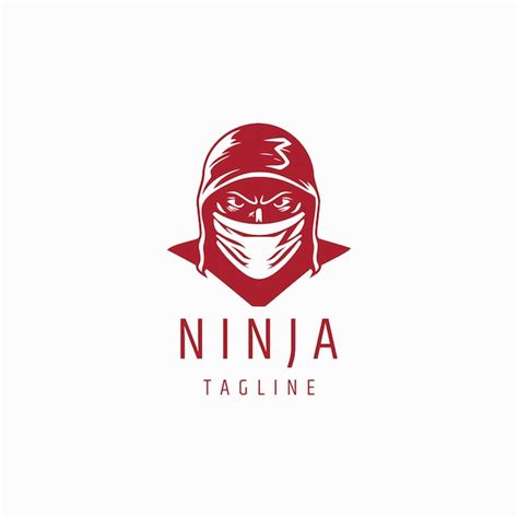 Premium Vector Ninja Logo Design Vector Illustration