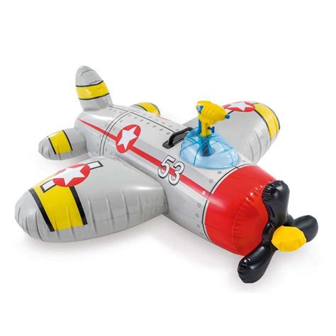 Intex Inflatable Ride On Water Gun Plane Assorted Shop Floats At H E B