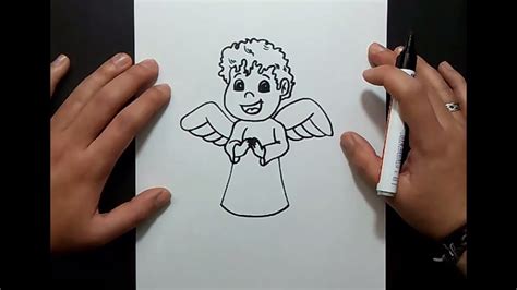Como Dibujar Un Angel Paso A Paso 4 How To Draw An Angel 4