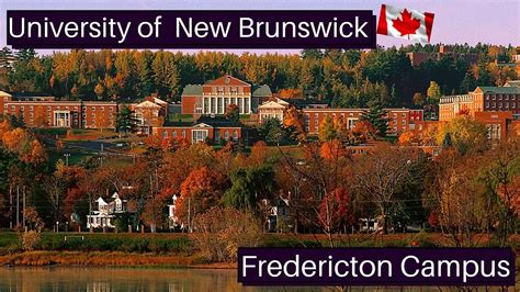 Driving Through University Of New Brunswickfredericton Campusunb