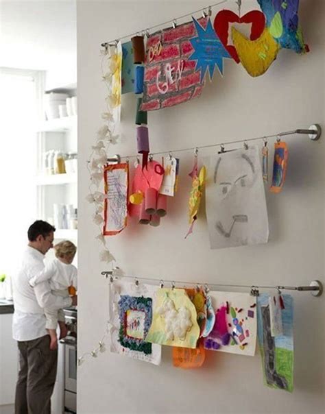 5 Ways To Display Your Kids Art And Craft Projects Art Display Kids