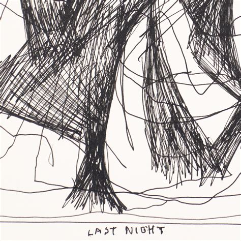 Robert Sestok Original Art Project Drawings Last Night Iii