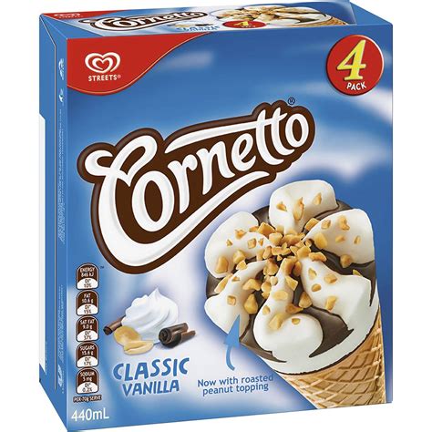 Calories In Cornetto Classic Ice Cream Classic Vanilla Calcount