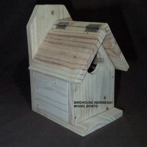 Jual Birdhouse Rumah Burung Liar Untuk Taman Halaman Model Borton