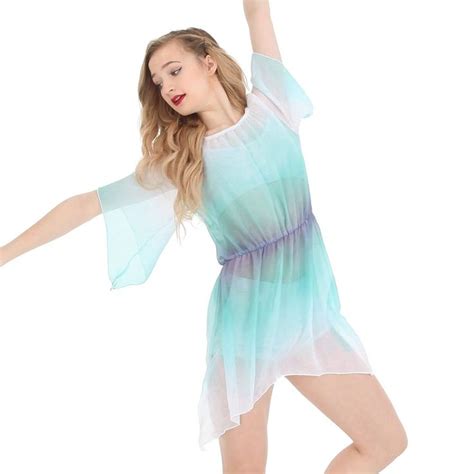 Amazon Com Alexandra Collection Womens Lace Watercolor Lyrical Dance