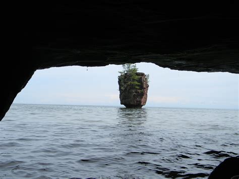 Sea Caves Apostle Islands Apostle Islands Island Autumn Lake