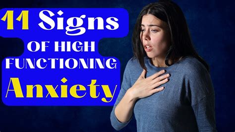 11 signs you have high functioning anxiety learn how to handle fear panic and anxiety youtube