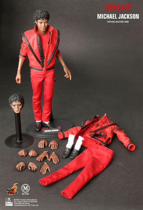 hot toys michael jackson thriller version 1 6th scale collectible figure michael jackson