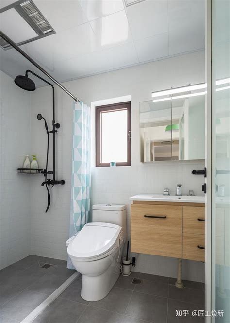 卫生间装修效果图 例干湿分离设计总有一款适合你家 知乎