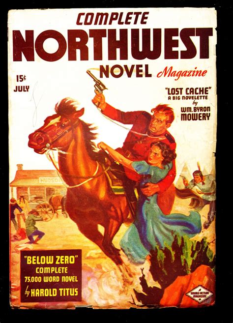 Complete Northwest Novel Magazine Harold Titus Below Zero 0737