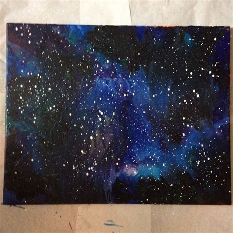 Original Galaxy Design Made Entirely From Melted Crayons Colorful Art
