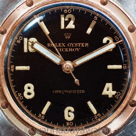 Rolex Oyster Viceroy Ref 3359 Sspg Original Black Dial Circa 1944