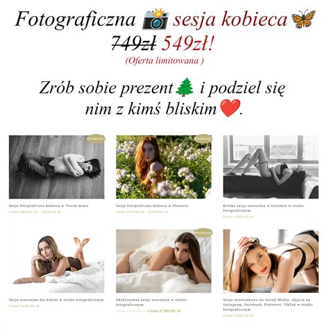 Wi Teczne Sesje Kobiece Odkryj Magi Fotografii W Domowym Zaciszu