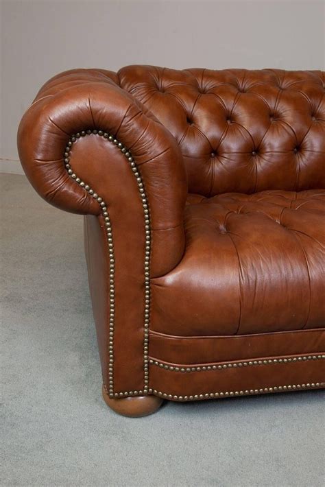Position your leather sofa away from direct sunlight or radiators to keep the leather soft and supple. Vintage Tufted Leather Chesterfield Sofa For Sale at 1stdibs