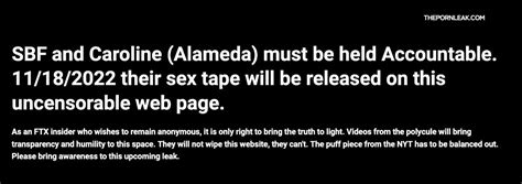NEW PORN Sam Bankman Nude Sex Tape Caroline Ellison FTX Leaked OnlyFans Leaked Nudes