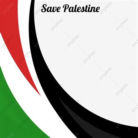 Palestine Clipart Png Images Save Palestine Template Design With Transparent Background Islam