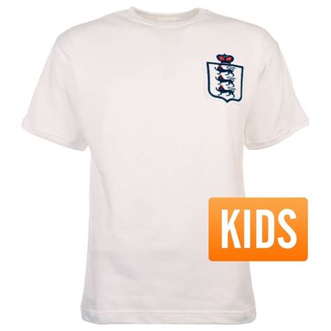 Wij hebben het nieuwe shirt van engeland op voorraad. Engeland Retro Voetbalshirt - Kids |Sportus.nl