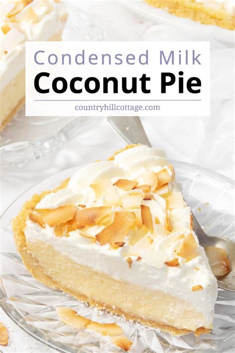 Condensed Milk Coconut Pie
