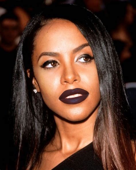 Dark Lipstick Was Made For Aaliyah Myedit Aaliyahedit Aaliyah