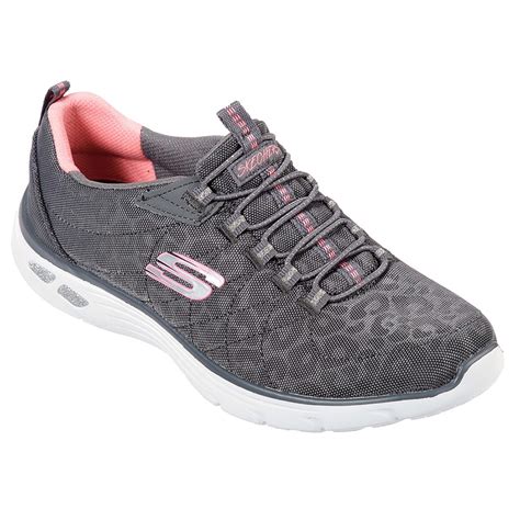 Skechers Sport Active Womens Empire Dlux Spotted Bungee Sneaker
