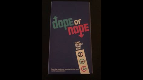 Dope Or Nope Card Game Youtube