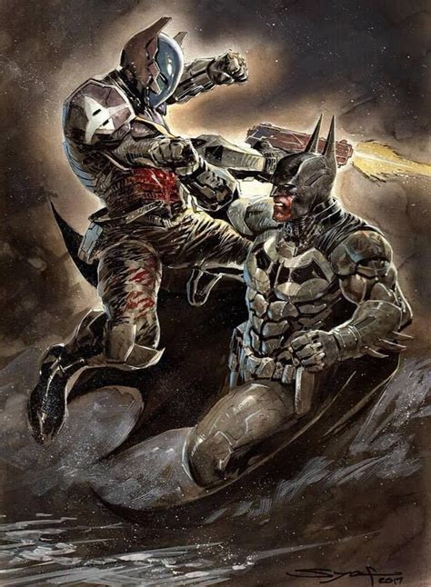 League Of Extraordinarycomics Batman Vs Arkham Knight By Ardian Syaf