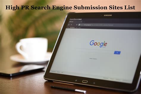 Top Free High Pr Search Engine Submission Sites List