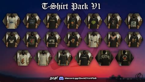 T Shirt Packv1 For Mp Male Gta5