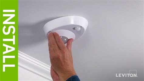How To Install The Led Ceiling Occupancy Sensor Lampholder Leviton