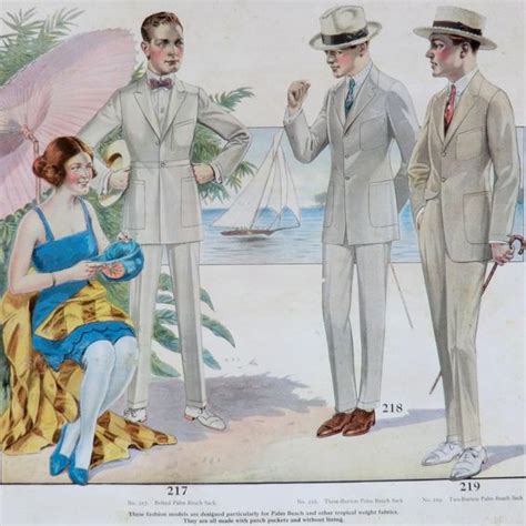 1920s Mens Suit And Sportcoat History