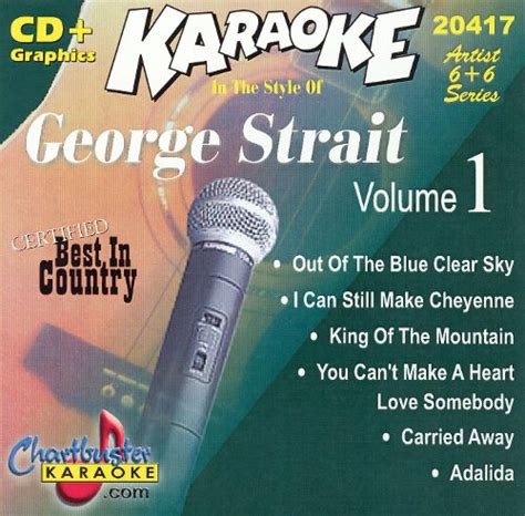 best buy chartbuster karaoke george strait vol 1 [cd]