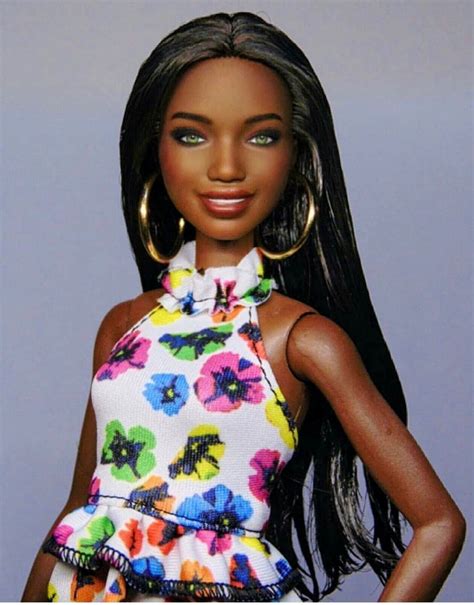 Barbie Negra Mas Com Make Especial Tipo Humana😉 Pretty Black Dolls