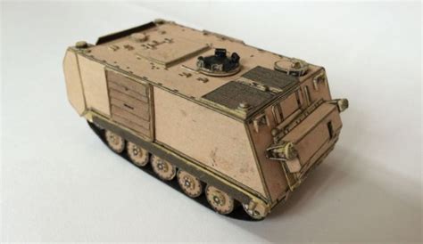 M113 Armored Personnel Carrier Ver4 Free Vehicle Paper Model Download