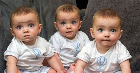 miracle identical triplets beat 200 000 000 1 odds but mum has no trouble telling them apart