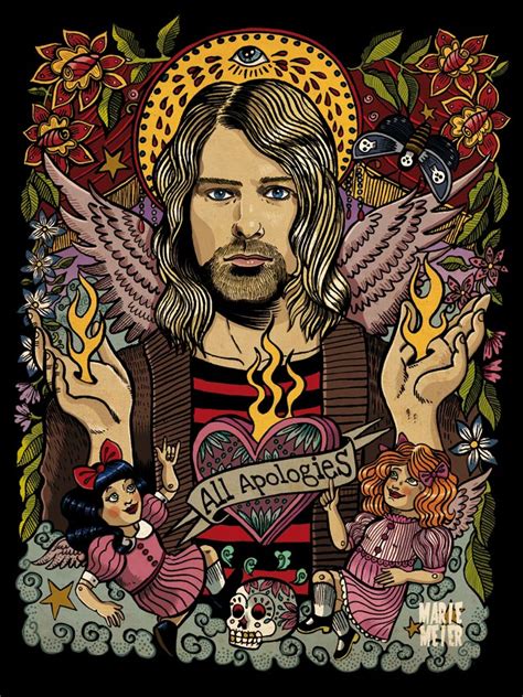 Voir plus d'idées sur le thème nirvana, musique, music rock. 45 ilustraciones de Kurt Cobain