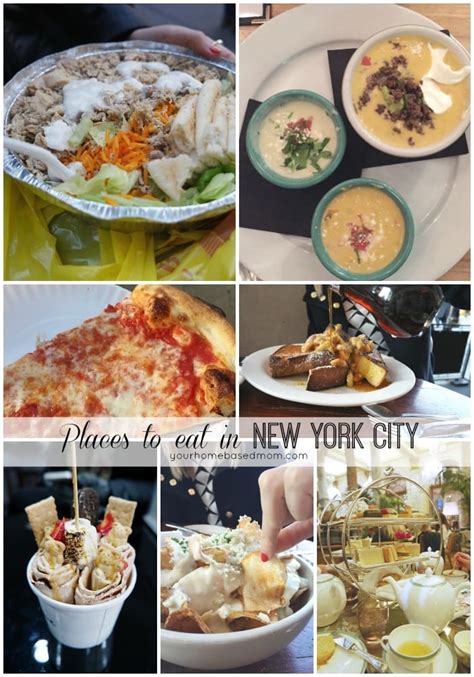 Places to eat in New York City - your homebased mom