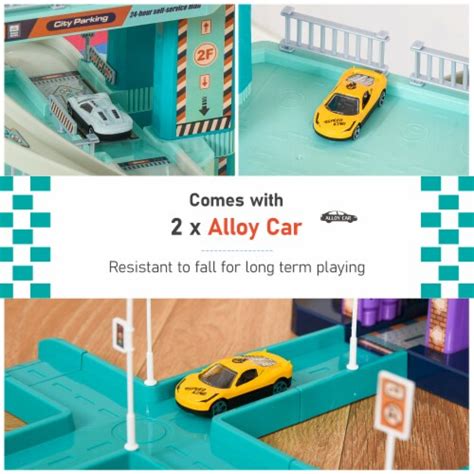 6 Level Kids Toy Car Playset Activity Parking Garage Lot W Carlift