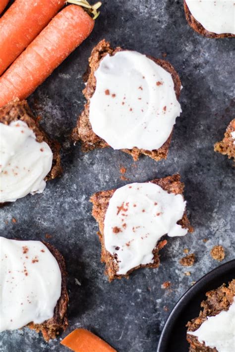 Carrot Cake Bars Delicious Treat Perfect For The Spring Time