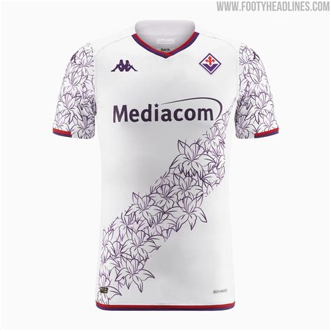 Floral Design Beautiful Fiorentina 23 24 Away Kit Released Footy