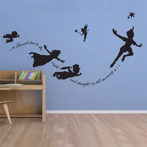 Peter Pan Vinyl Wall Decal Sticker Custom Mural Fantasy Fairytale