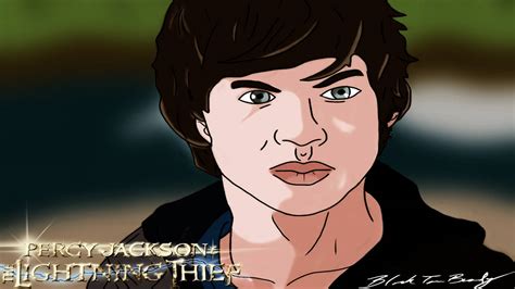 Logan Lerman As Percy Jackson By Blacktombrady On Deviantart