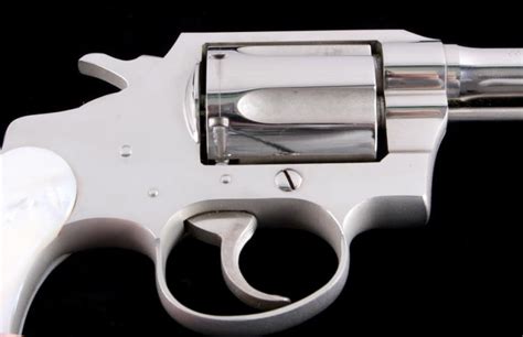 Sold Price Colt Police Positive Special Nickel Pearl Revolver April