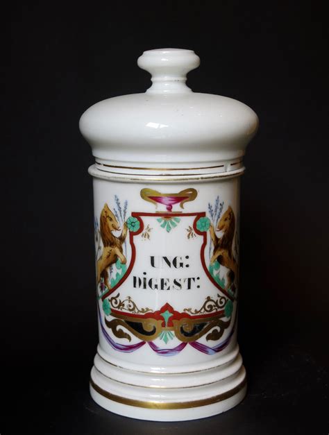 Ung Digest Jar Apothecary Jars Antique Porcelain