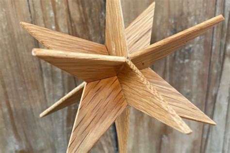 Wooden Moravian Star Oak Old Salem Museums And Gardens