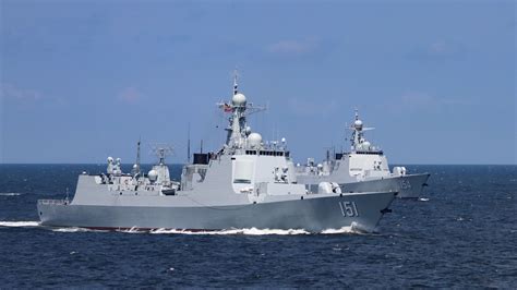 Wallpaper Peoples Liberation Army Navy Type 052d Type 052c
