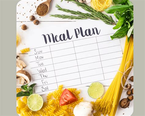 Personalised 7 Day Meal Plan Lisa P Nutrition