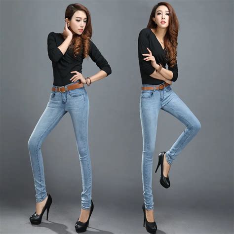 New Elastic Autumn Slim Jeans Women Famous Brand Fashion Women Skinny Jeans 2015 Lifting Hips